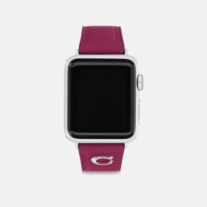 Men Watches Coach Apple Watch Strap 38 Mm 40 Mm And 41 Mm Pink
