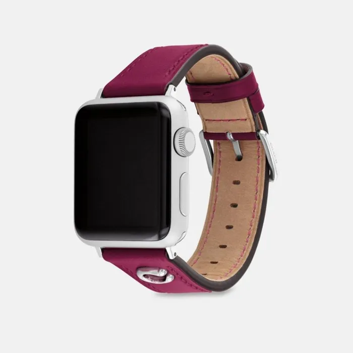 Men Watches Coach Apple Watch Strap 38 Mm 40 Mm And 41 Mm Pink