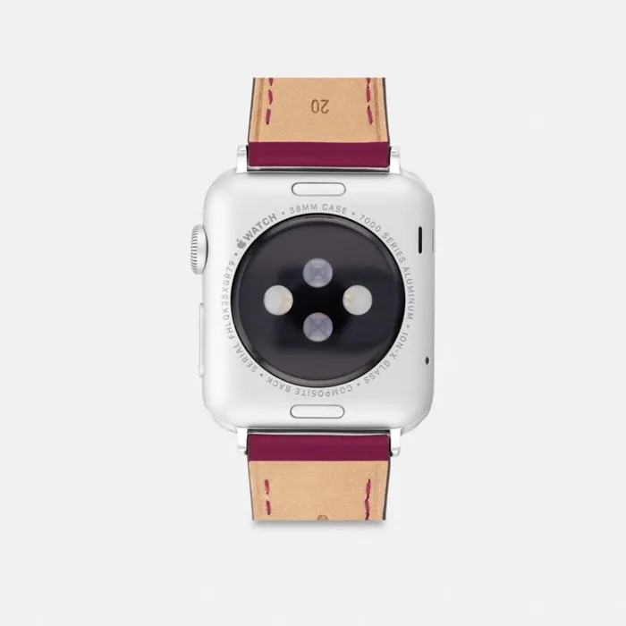 Men Watches Coach Apple Watch Strap 38 Mm 40 Mm And 41 Mm Pink
