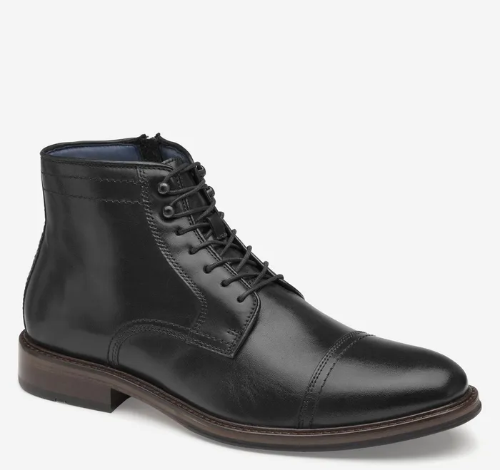 Men Xc Flex Raleigh Cap Toe Zip Boot Black Full Grain JohnstonandMurphy Boots Men Xc Flex Raleigh Cap Toe Zip Boot Black Full Grain JohnstonandMurphy Boots