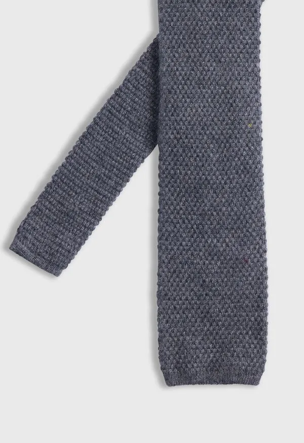 Mens Paulstuart Cashmere Knit Tie Berry Ties
