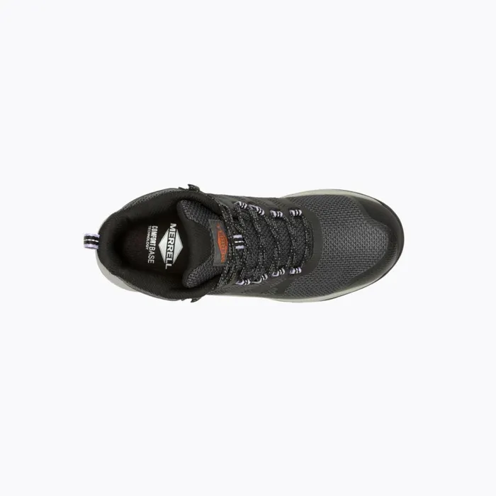 Merrell Boots Women Antora Mid Waterproof Carbon Fiber Shoe Black