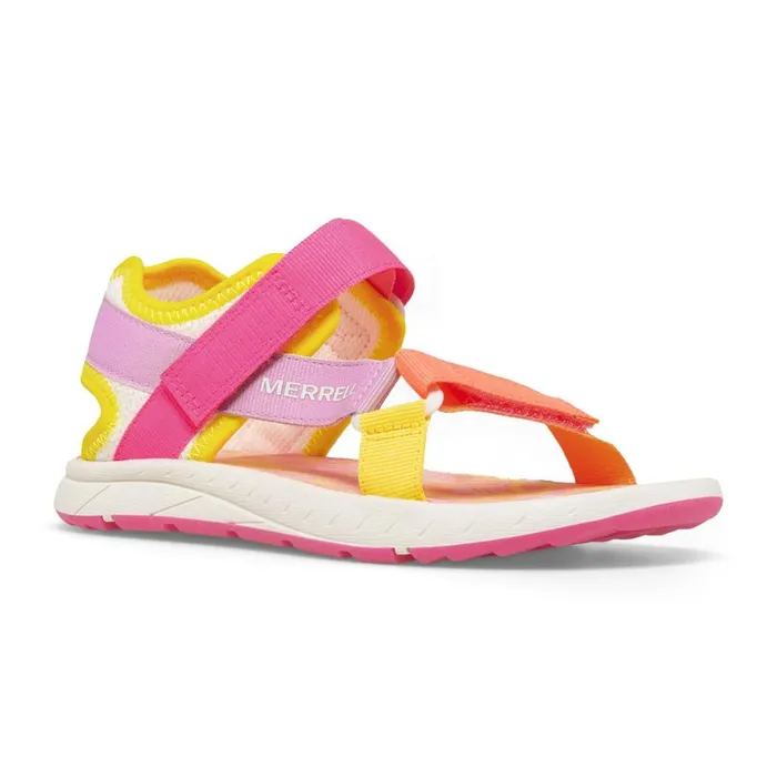 Merrell Sandals Kids Big Kahuna Web Sandal 20 Pink Multi