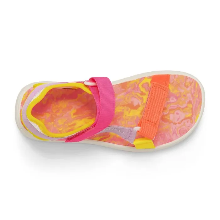 Merrell Sandals Kids Big Kahuna Web Sandal 20 Pink Multi