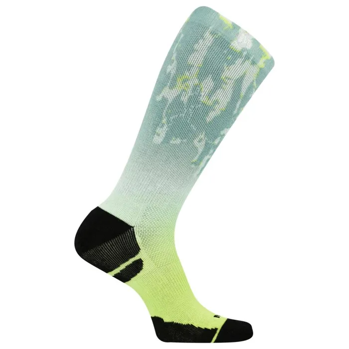 Merrell Socks MenWomen Reflective Print Performance Crew Sock Aqua Ombre