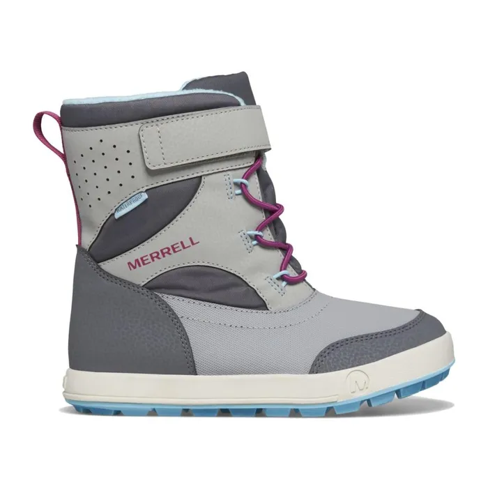 Merrell Winter Boots Kids Big Snow Storm 30 Waterproof Boot Greyturquoise