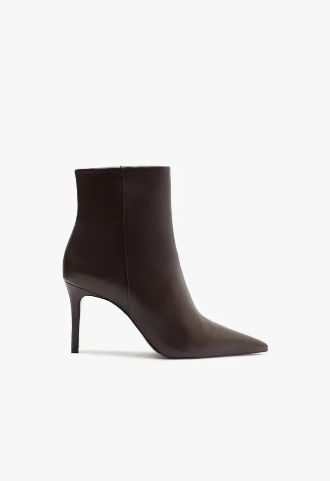 Mikki Bootie Dark Brown Women Schutz Shoes Booties
