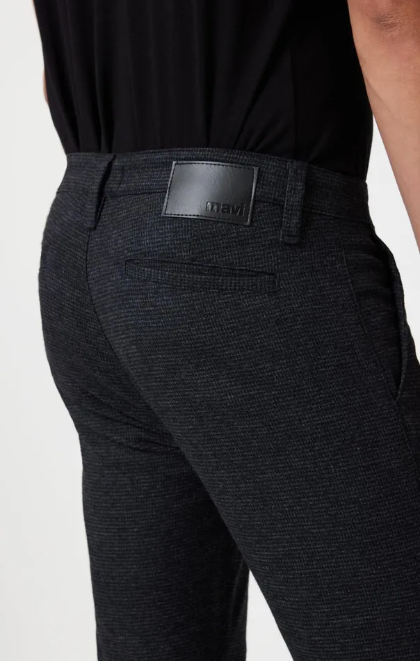 Milton Slim Straight Leg In Navy Herringbone Men Mavi Jeans Pants Milton Slim Straight Leg In Navy Herringbone Men Mavi Jeans Pants