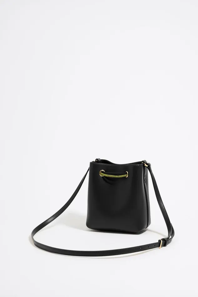 Mini Black Leather Chihuahua Bag Black Women Bimba Y Lola Leather Bags