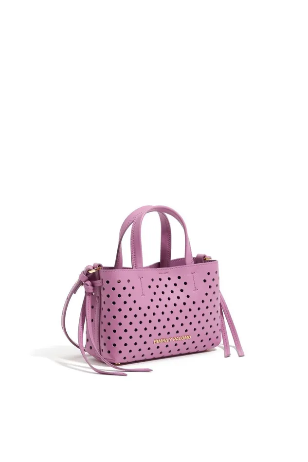 Mini Pink Leather Chihuahua Bag Pink Women Bimba Y Lola Bimba Y Palomo