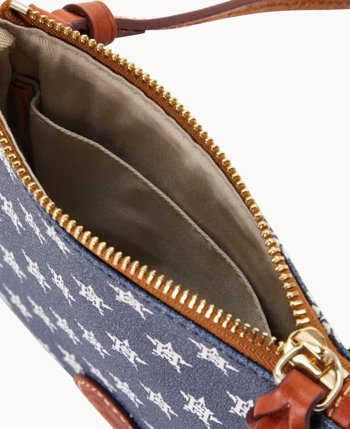 MLB Astros Small North South Top Zip Crossbody Astros Woman Dooney and Bourke Crossbodies MLB Astros Small North South Top Zip Crossbody Astros Woman Dooney and Bourke Crossbodies