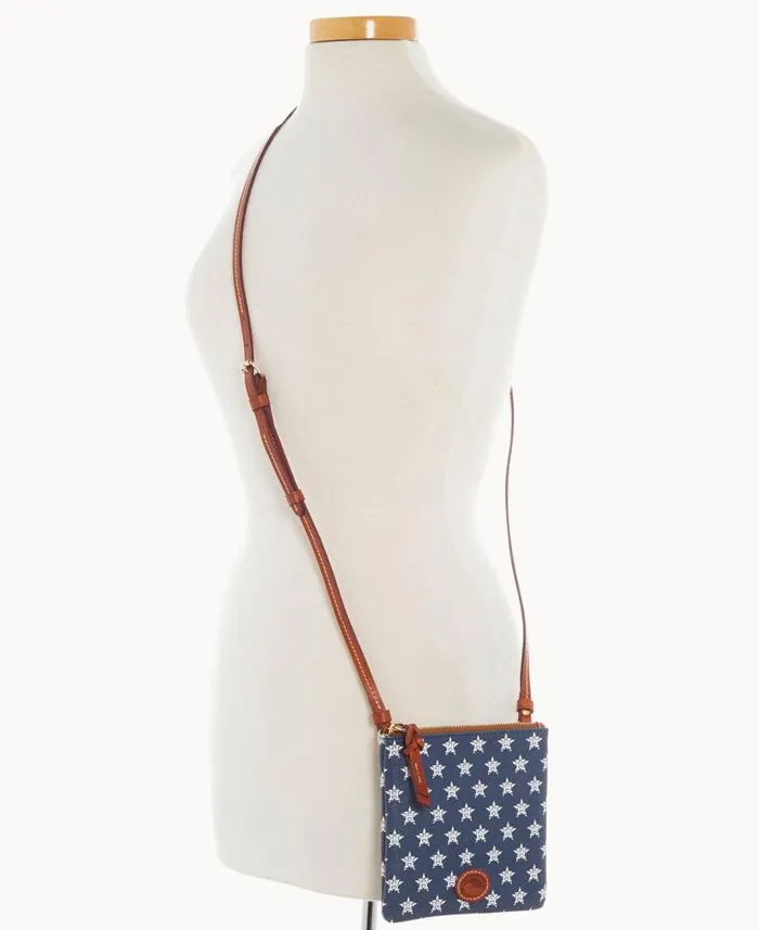 MLB Astros Small North South Top Zip Crossbody Astros Woman Dooney and Bourke Crossbodies MLB Astros Small North South Top Zip Crossbody Astros Woman Dooney and Bourke Crossbodies