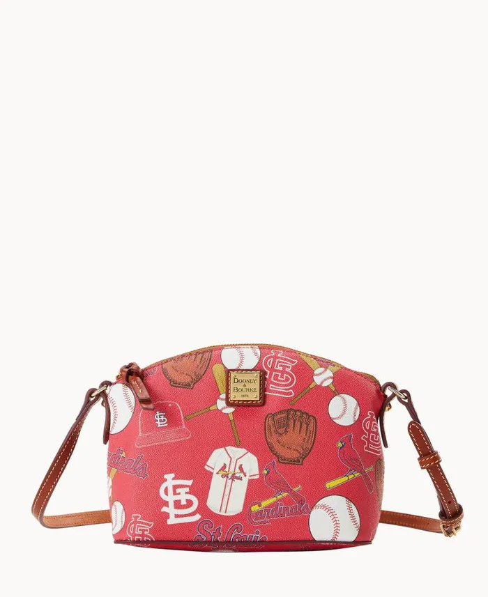 MLB Cardinals Suki Crossbody Cardinals Woman Dooney and Bourke Crossbodies