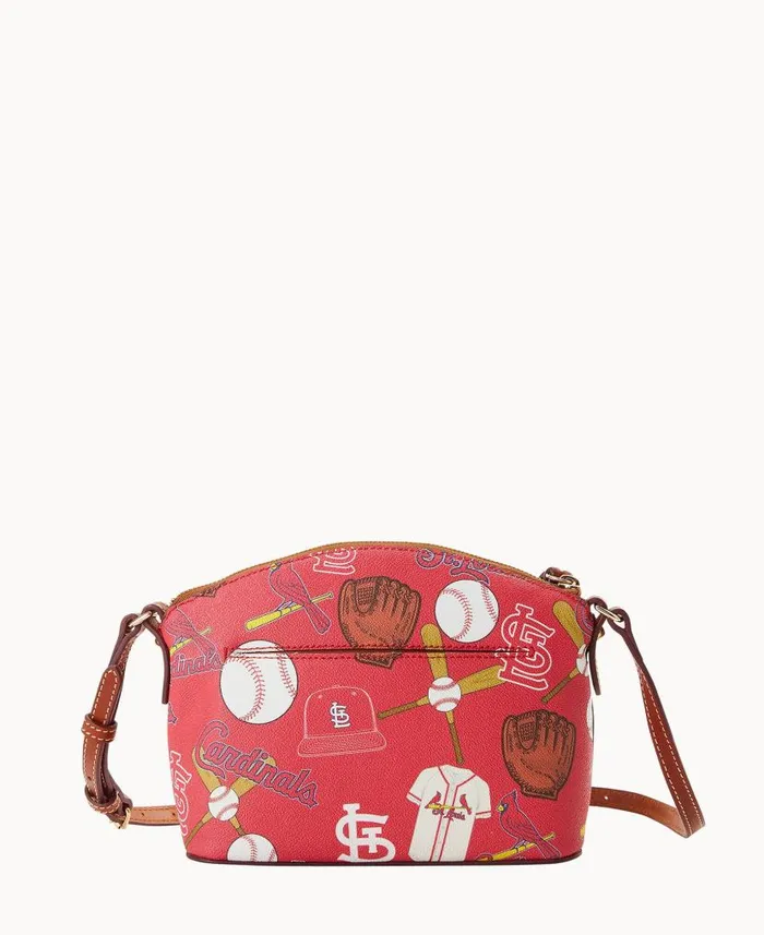 MLB Cardinals Suki Crossbody Cardinals Woman Dooney and Bourke Crossbodies MLB Cardinals Suki Crossbody Cardinals Woman Dooney and Bourke Crossbodies
