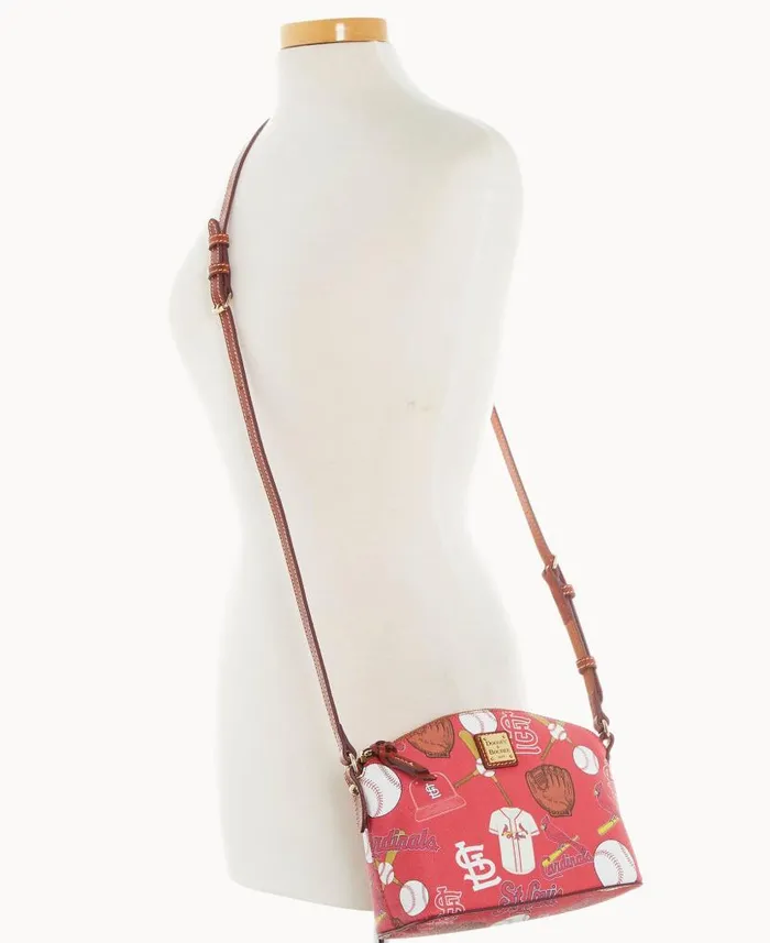 MLB Cardinals Suki Crossbody Cardinals Woman Dooney and Bourke Crossbodies MLB Cardinals Suki Crossbody Cardinals Woman Dooney and Bourke Crossbodies