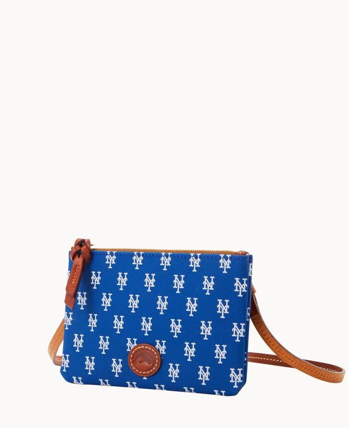 MLB Mets Top Zip Crossbody Mets Woman Dooney and Bourke Crossbodies MLB Mets Top Zip Crossbody Mets Woman Dooney and Bourke Crossbodies