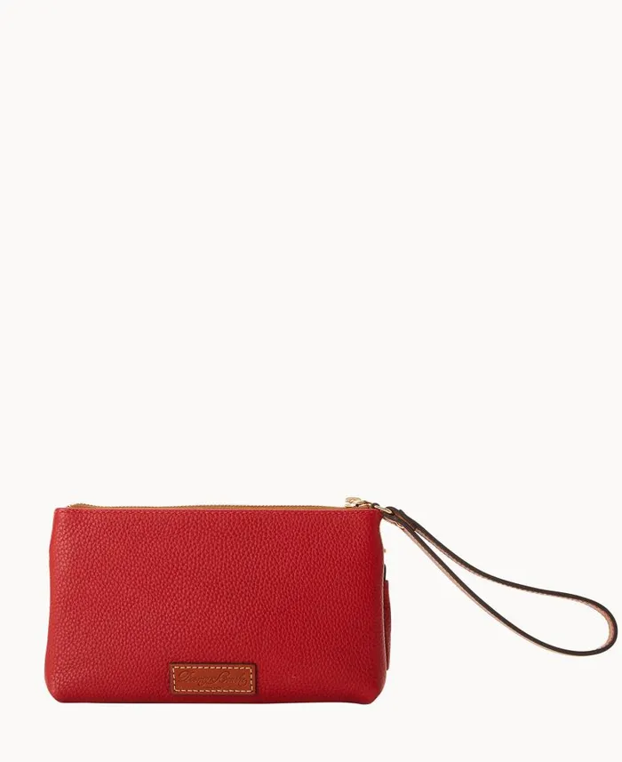 MLB Reds Double Zip Wristlet Reds ManWoman Dooney and Bourke Wallets MLB Reds Double Zip Wristlet Reds ManWoman Dooney and Bourke Wallets