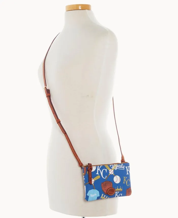 MLB Royals Top Zip Crossbody Royals Woman Dooney and Bourke Crossbodies MLB Royals Top Zip Crossbody Royals Woman Dooney and Bourke Crossbodies