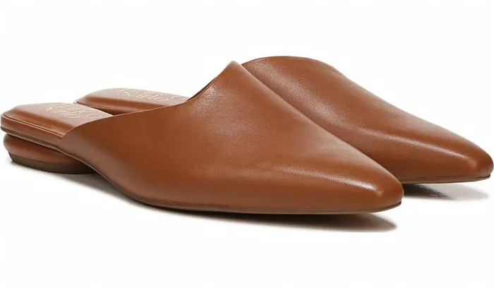 Mules Women Franco Sarto Franco Bridget 2 Mule Cognac Leather