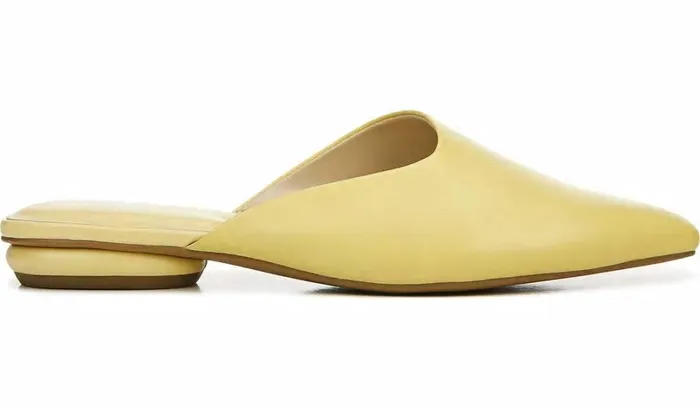 Mules Women Franco Sarto Franco Bridget 2 Mule Light Yellow Leather