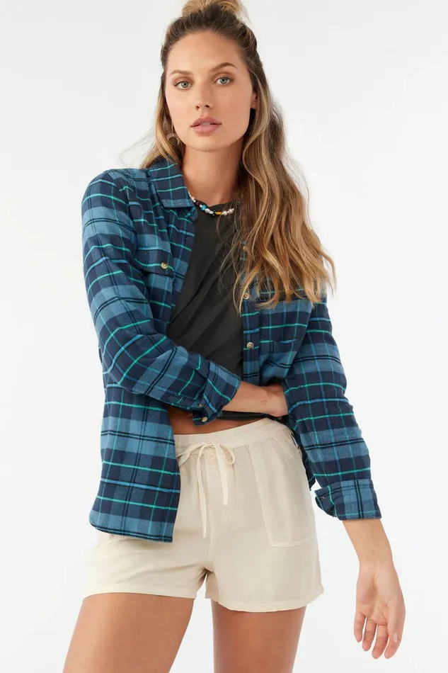 NASH FLANNEL TOP Women O039NEILL Clothing