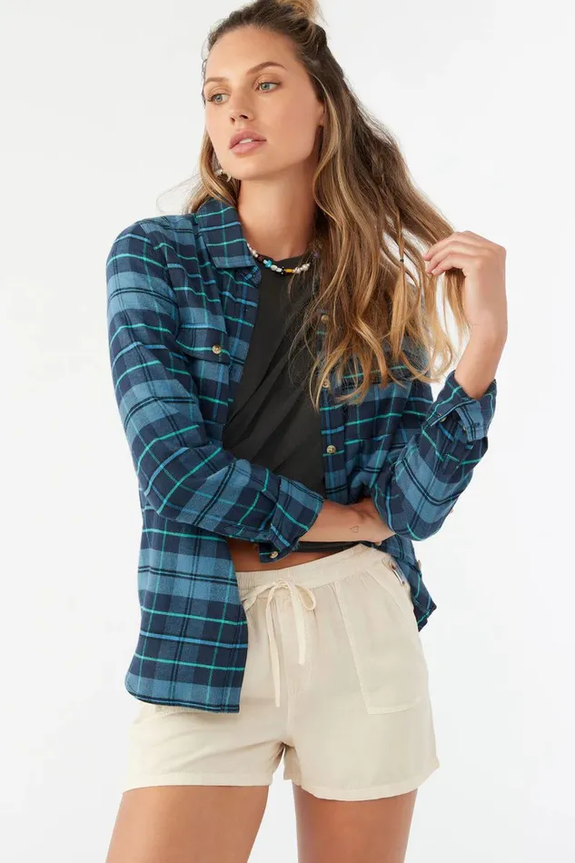 NASH FLANNEL TOP Women O039NEILL Clothing