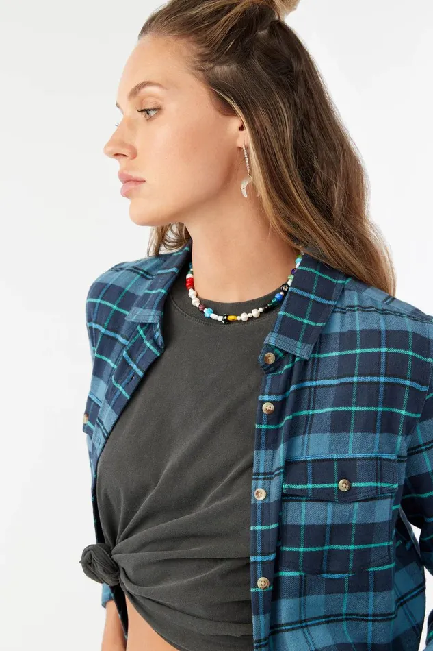 NASH FLANNEL TOP Women O039NEILL Clothing