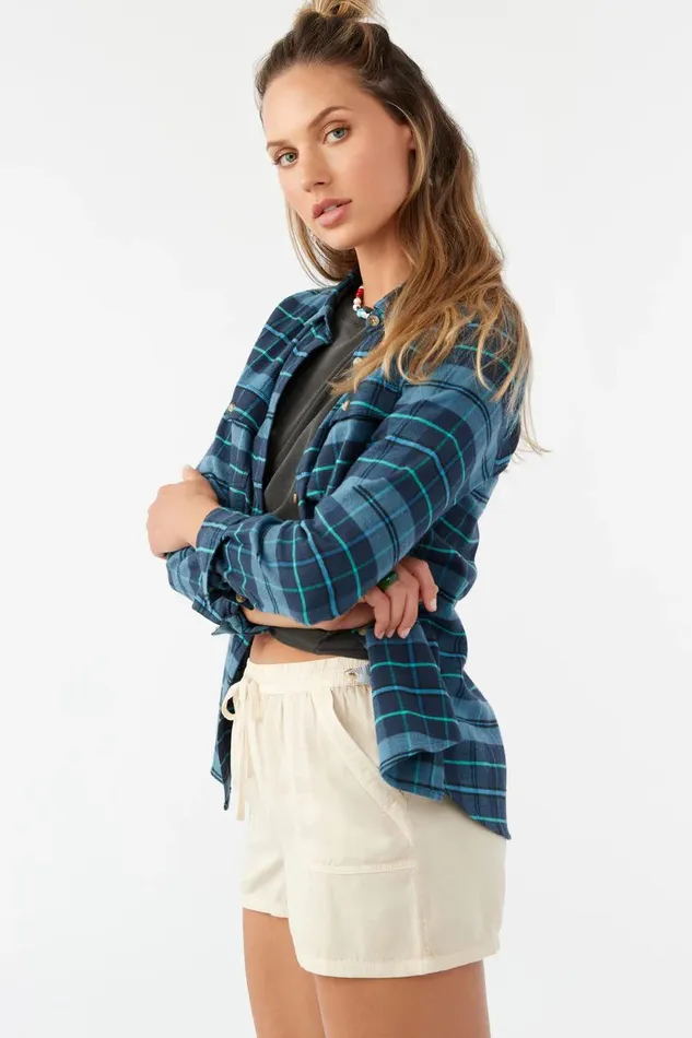 NASH FLANNEL TOP Women O039NEILL Clothing