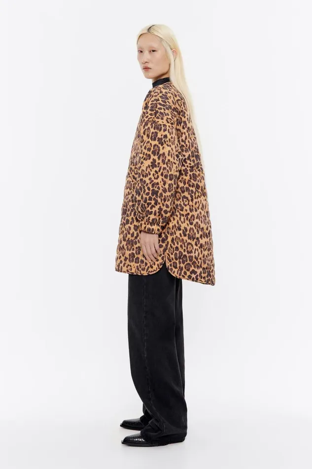 Natural Leopard Padded Jacket Leopard Natural Women Bimba Y Lola Animal Print Natural Leopard Padded Jacket Leopard Natural Women Bimba Y Lola Animal Print