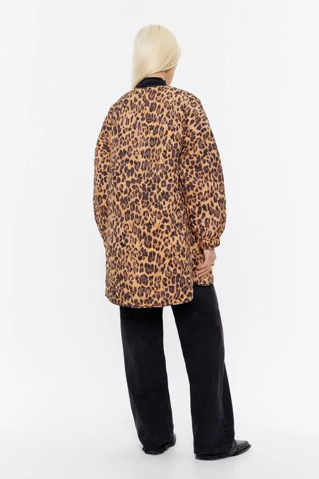 Natural Leopard Padded Jacket Leopard Natural Women Bimba Y Lola Animal Print Natural Leopard Padded Jacket Leopard Natural Women Bimba Y Lola Animal Print