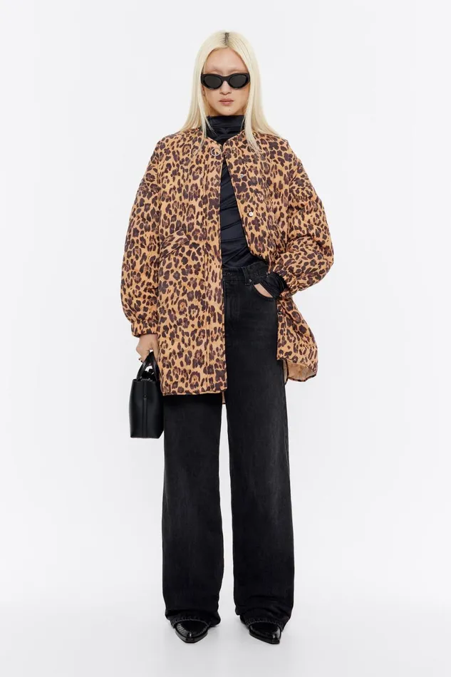 Natural Leopard Padded Jacket Leopard Natural Women Bimba Y Lola Animal Print Natural Leopard Padded Jacket Leopard Natural Women Bimba Y Lola Animal Print