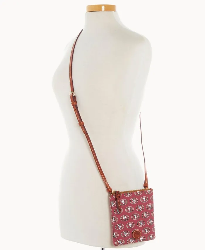 NFL 49ERS Small North South Top Zip Crossbody 49ers Woman Dooney and Bourke Crossbodies NFL 49ERS Small North South Top Zip Crossbody 49ers Woman Dooney and Bourke Crossbodies