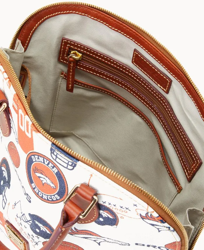 NFL Broncos Zip Zip Satchel Broncos Woman Dooney and Bourke Satchels