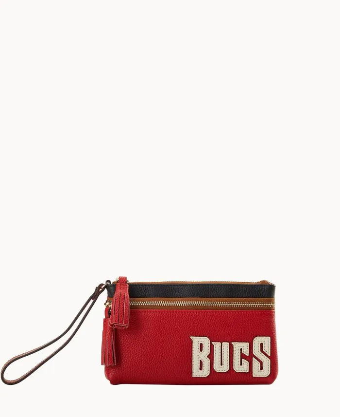 NFL Buccaneers Double Zip Wristlet Buccaneers ManWoman Dooney and Bourke Wallets NFL Buccaneers Double Zip Wristlet Buccaneers ManWoman Dooney and Bourke Wallets