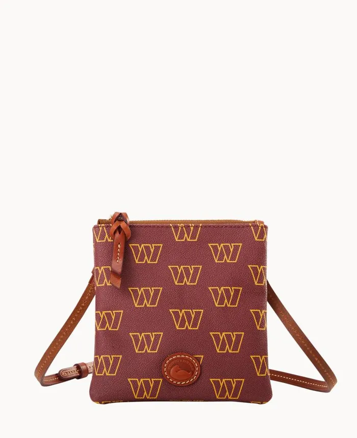 NFL Commanders Small North South Top Zip Crossbody Commanders Woman Dooney and Bourke Crossbodies NFL Commanders Small North South Top Zip Crossbody Commanders Woman Dooney and Bourke Crossbodies