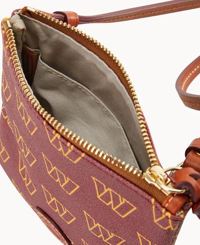NFL Commanders Small North South Top Zip Crossbody Commanders Woman Dooney and Bourke Crossbodies NFL Commanders Small North South Top Zip Crossbody Commanders Woman Dooney and Bourke Crossbodies