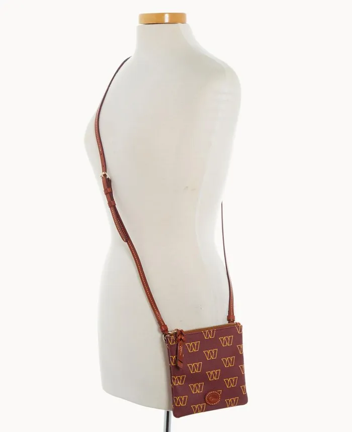 NFL Commanders Small North South Top Zip Crossbody Commanders Woman Dooney and Bourke Crossbodies NFL Commanders Small North South Top Zip Crossbody Commanders Woman Dooney and Bourke Crossbodies