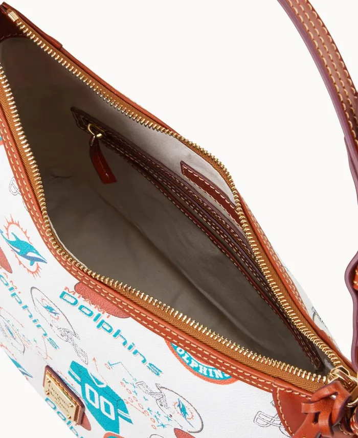 NFL Dolphins Hobo Dolphins Woman Dooney and Bourke Shoulder Bags NFL Dolphins Hobo Dolphins Woman Dooney and Bourke Shoulder Bags