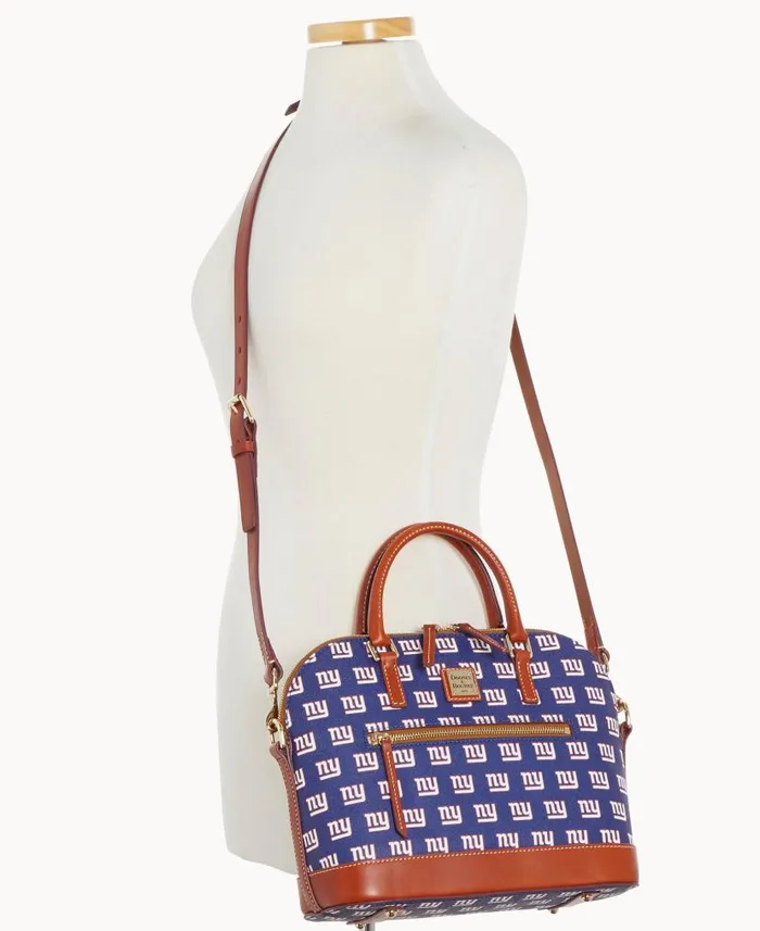 NFL NY Giants Domed Zip Satchel Giants Woman Dooney and Bourke Satchels NFL NY Giants Domed Zip Satchel Giants Woman Dooney and Bourke Satchels