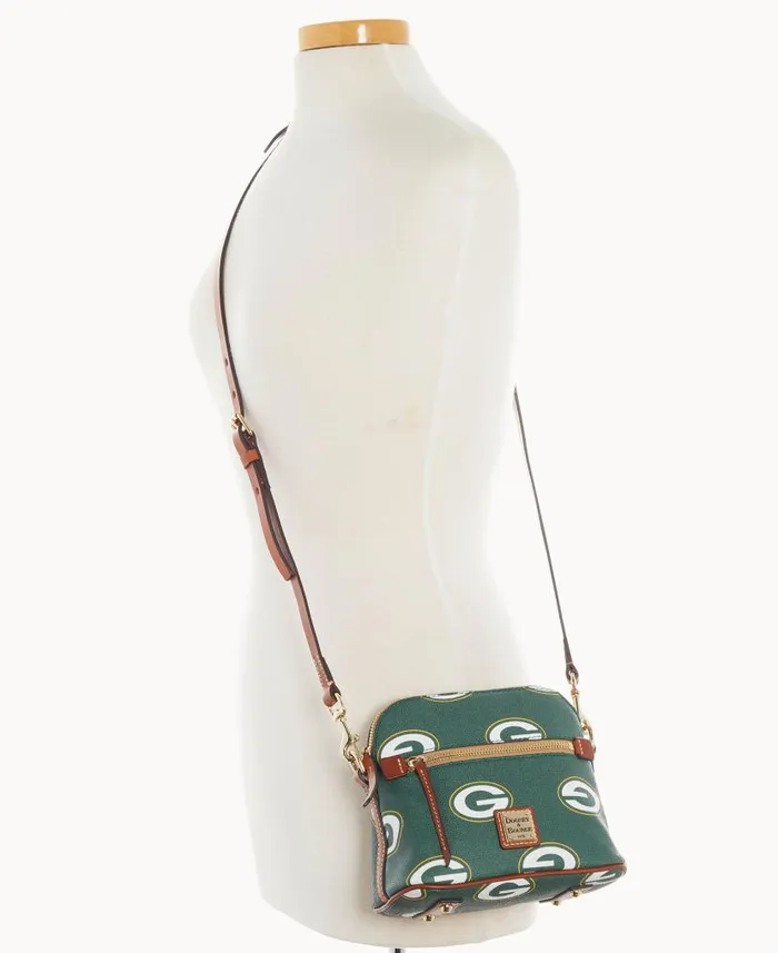 NFL Packers Domed Crossbody Packers Woman Dooney and Bourke Crossbodies NFL Packers Domed Crossbody Packers Woman Dooney and Bourke Crossbodies