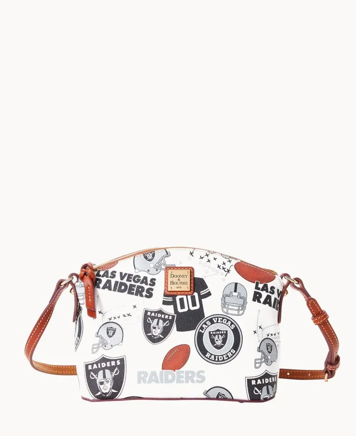NFL Raiders Suki Crossbody Raiders Woman Dooney and Bourke Crossbodies