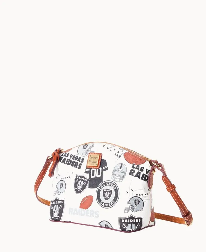 NFL Raiders Suki Crossbody Raiders Woman Dooney and Bourke Crossbodies NFL Raiders Suki Crossbody Raiders Woman Dooney and Bourke Crossbodies
