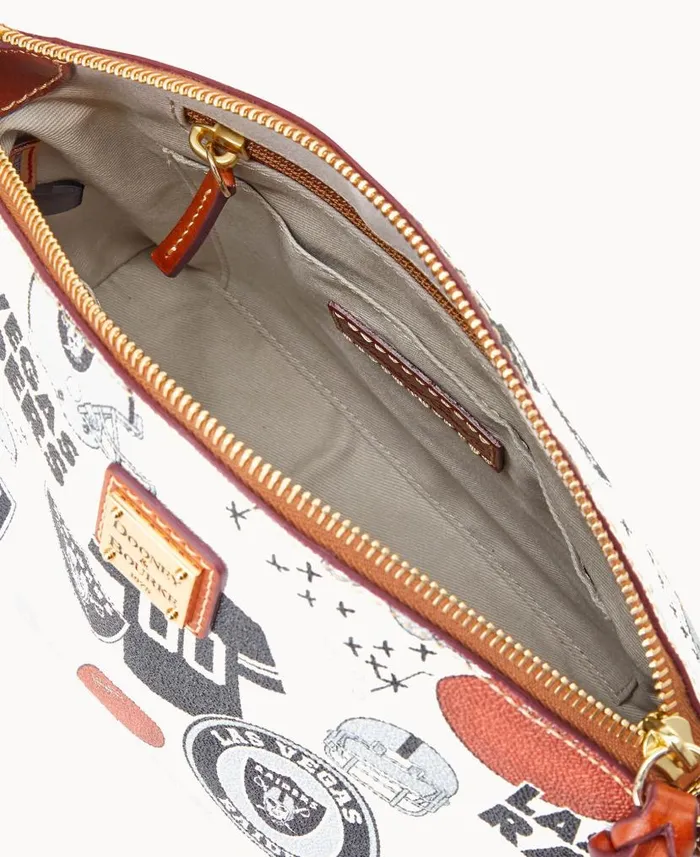 NFL Raiders Suki Crossbody Raiders Woman Dooney and Bourke Crossbodies NFL Raiders Suki Crossbody Raiders Woman Dooney and Bourke Crossbodies