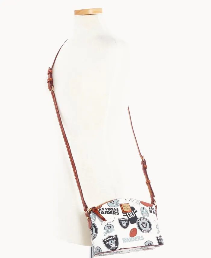 NFL Raiders Suki Crossbody Raiders Woman Dooney and Bourke Crossbodies NFL Raiders Suki Crossbody Raiders Woman Dooney and Bourke Crossbodies