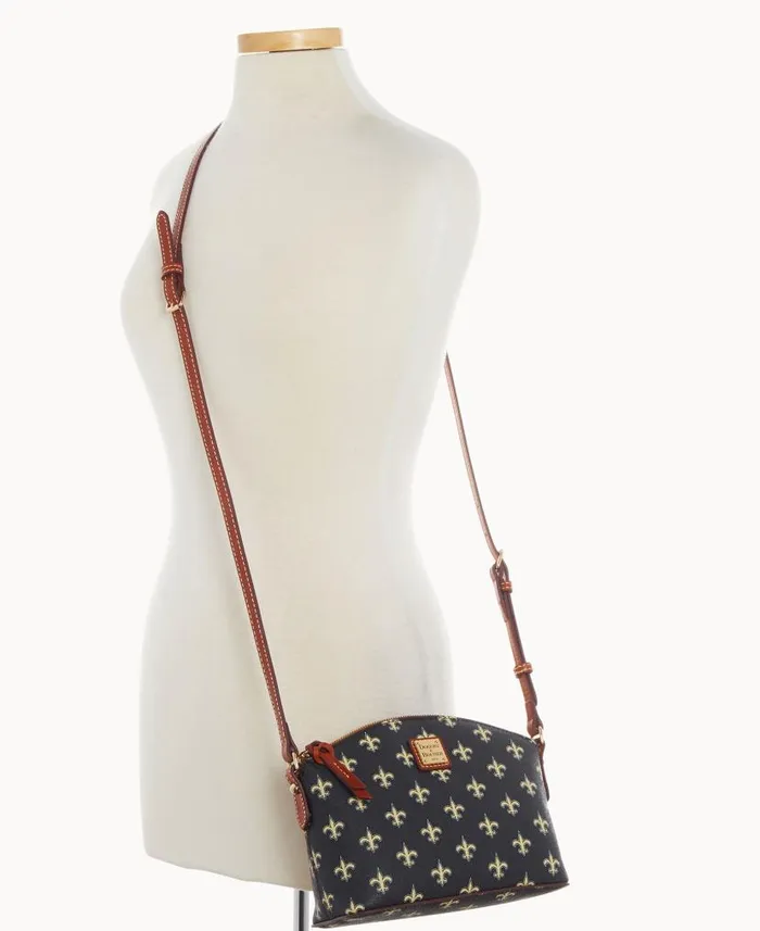 NFL Saints Suki Crossbody Med Wristlet Saints Woman Dooney and Bourke Crossbodies NFL Saints Suki Crossbody Med Wristlet Saints Woman Dooney and Bourke Crossbodies