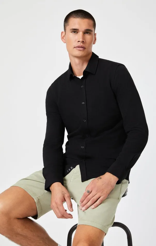 Noah Shorts In Sea Grass Luxe Twill Men Mavi Jeans Shorts Noah Shorts In Sea Grass Luxe Twill Men Mavi Jeans Shorts