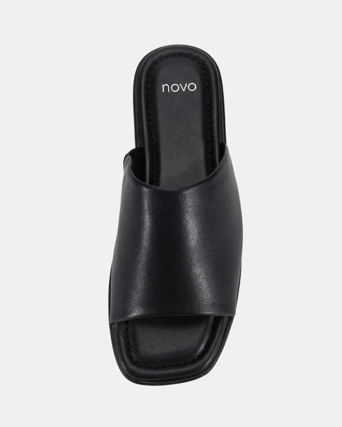 NOVO Shoes BYTE BLACK Women Wedges