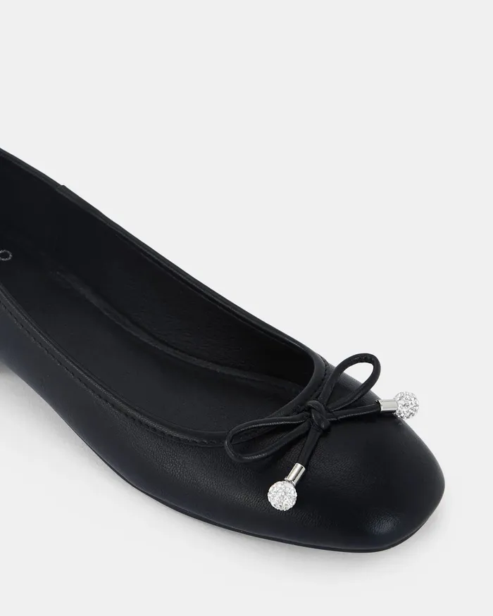 NOVO Shoes Casuals Women CHIOGGIA BLACK Ballet Flats