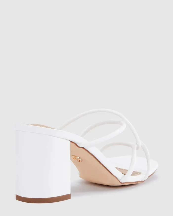 NOVO Shoes Mules Women NIA WHITE