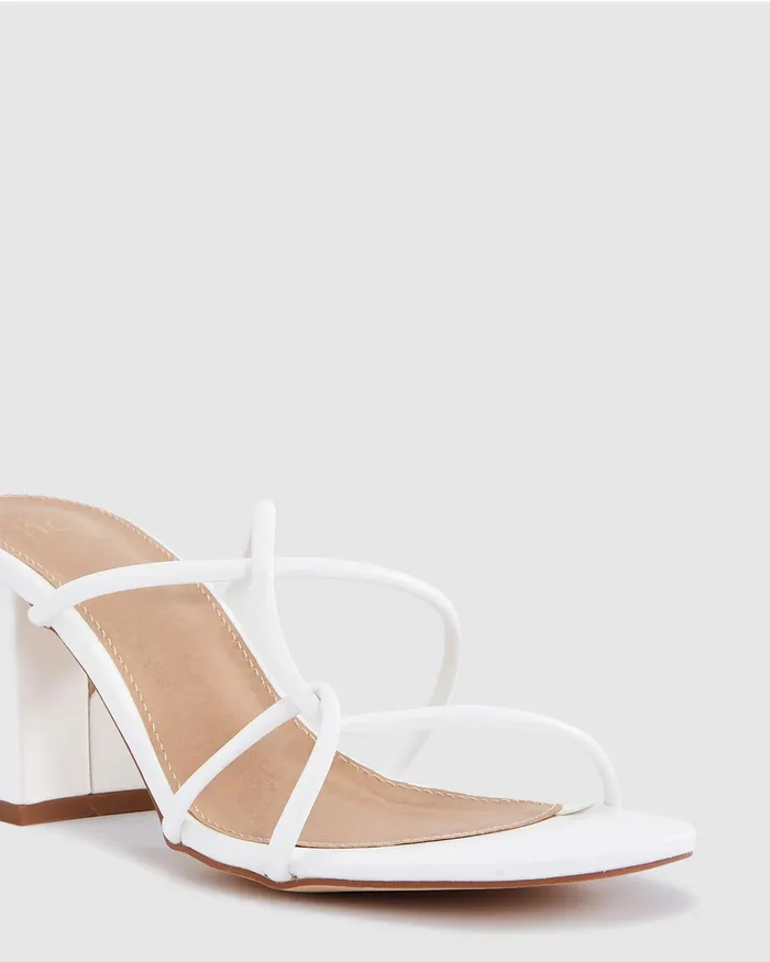 NOVO Shoes Mules Women NIA WHITE